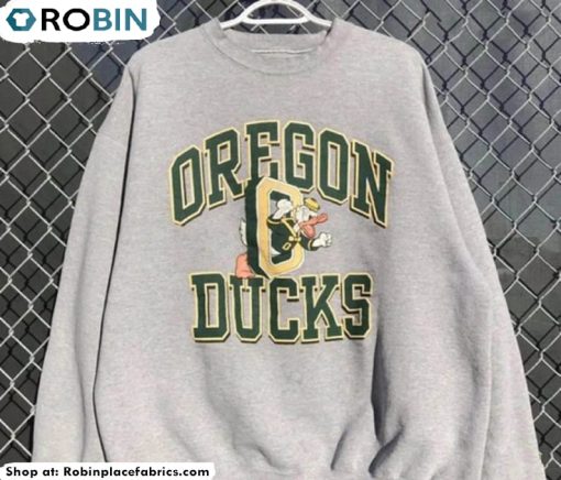 Vintage Ncaa Oregon Ducks Logo Shirt, University Of Oregon Unisex T Shirt Short Sleeve