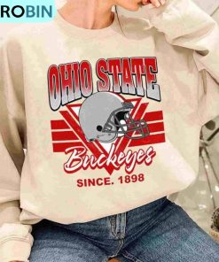 Vintage Ncaa Retro Shirt, Ohio State Football Short Sleeve Sweatshirt Vintage Ncaa Retro Shirt, Ohio State Football Short Sleeve Sweatshirt