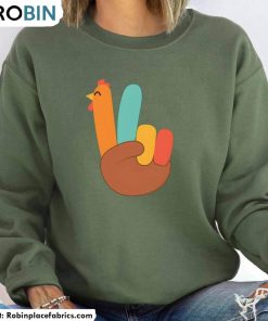 Vintage Peace Sign Turkey Shirt, Thanksgiving Fall Sweatshirt Unisex Hoodie Vintage Peace Sign Turkey Shirt, Thanksgiving Fall Sweatshirt Unisex Hoodie