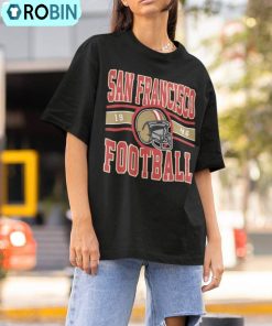 Vintage San Francisco Football Shirt, The Niners San Francisco Unisex Hoodie Crewneck Vintage San Francisco Football Shirt, The Niners San Francisco Unisex Hoodie Crewneck