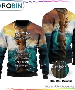Way Maker Ugly Christmas Sweater