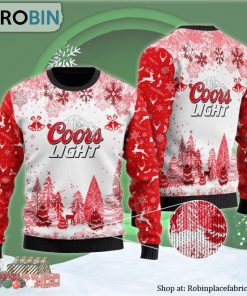 Xmas Coors Light Ugly Christmas Sweater