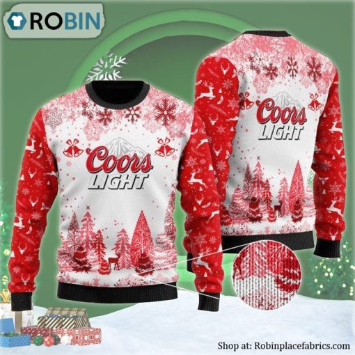 Xmas Coors Light Ugly Christmas Sweater
