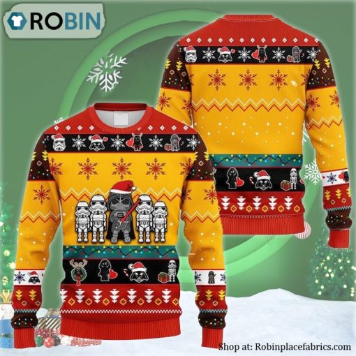 Xmas Santa Darth Vader Ugly Christmas Sweater
