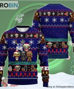 Xmas Star Wars Characters Ugly Christmas Sweater