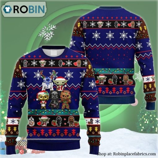 Xmas Star Wars Characters Ugly Christmas Sweater