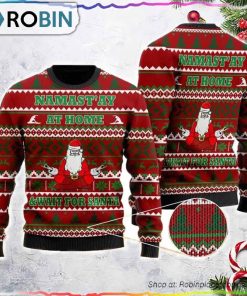 Yoga With Santa Claus Ugly Christmas Sweater Yoga With Santa Claus Ugly Christmas Sweater