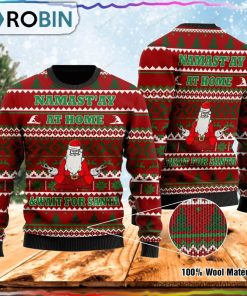Yoga With Santa Ugly Christmas Sweater