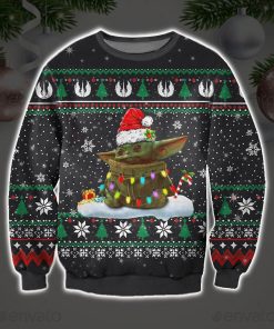 Christmas Star Wars Baby Yoda Ugly Christmas Happy Christmas Occasion Christmas Holiday Christmas Ugly Sweater, Sweatshirt