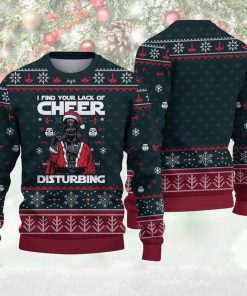 Christmas Star Wars Darth Vader I Find Your Lack Cheer Disturbing Sweater Christmas Ugly Sweater, Sweatshirt
