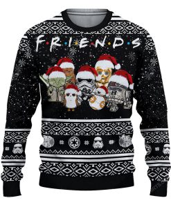 Christmas Star Wars Friends Baby Yoda Christmas Fan Gift Multiple Styles Christmas Ugly Sweater, Sweatshirt