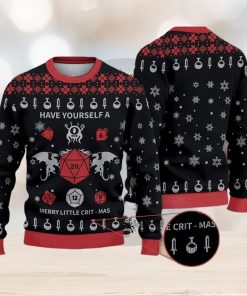 Have-Yourself-a-Little-Crit-Mas-Dungeons-Dragons-D20-Wool-Dnd-Knit-Gift-Ugly-Christmas-Sweater-For-Men-And-Women-1