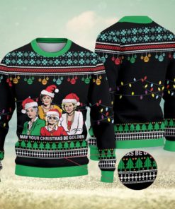 My Your Christmas Be Golden Christmas 3D All Over Printed Ugly Christmas Sweater, The Golden Girls Christmas Gifts My Your Christmas Be Golden Christmas 3D All Over Printed Ugly Christmas Sweater, The Golden Girls Christmas Gifts
