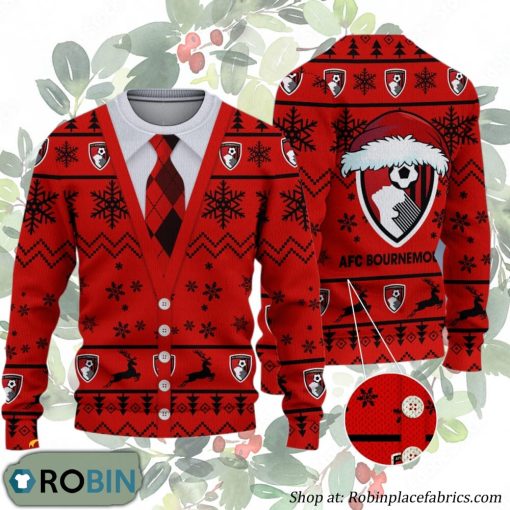 A.FC. Bournemouth Premier League Ugly Christmas Sweater