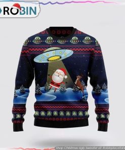 Alien Don’t Catch Santa Ugly Sweater