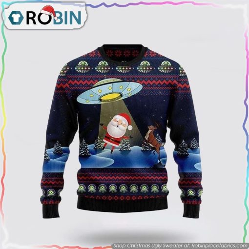 Alien Don’t Catch Santa Ugly Sweater
