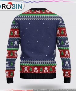 Animal Santa Skull Ugly Christmas Sweater Festive and Trendy Holiday Apparel