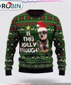 Australian Cattle Dog Jolly Ugly Christmas Sweater Dog Lover Christmas Sweater