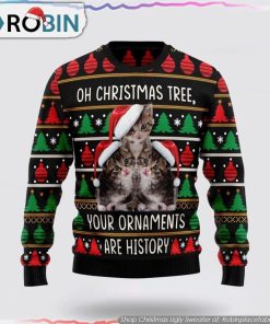 Awesome Cat Funny Family Ugly Christmas Sweater Cat Lover Christmas Sweater Awesome Cat Funny Family Ugly Christmas Sweater Cat Lover Christmas Sweater