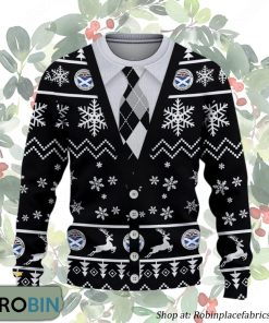 Ayr United FC Scottish Professional Football League Ugly Christmas Sweater