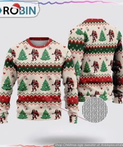 Bigfoot Bring Your Gift Christmas Ugly Sweater