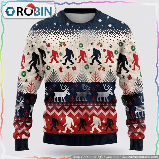 Bigfoot Christmas Sweater