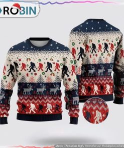 Bigfoot Christmas Sweater Bigfoot Christmas Sweater