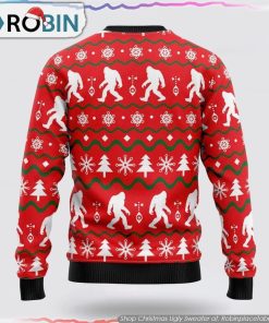 Bigfoot Christmas Sweater Gifts For Bigfoot Believers