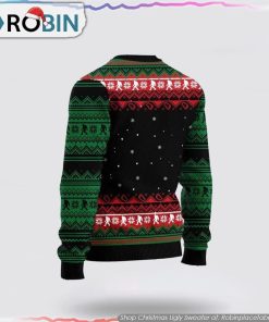 Bigfoot Dont Stop Believing Ugly Christmas Sweater Knit Wool Sweater Gifts For Bigfoot Lovers