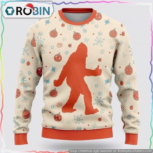 Bigfoot Funny christmas Ugly Christmas Sweater