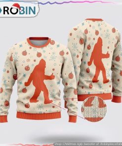 Bigfoot Funny christmas Ugly Christmas Sweater