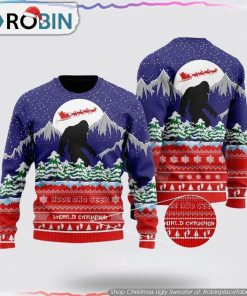 Bigfoot Merry Christmas Ugly Sweater Gifts For Bigfoot Lovers