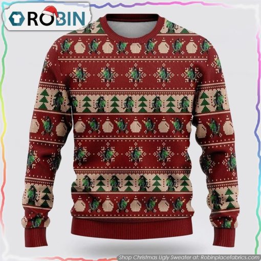 Bigfoot Sasquatch Ugly Christmas Sweater