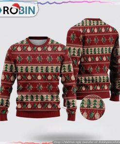 Bigfoot Sasquatch Ugly Christmas Sweater