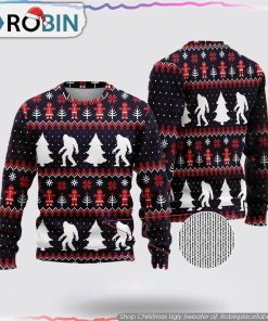 Bigfoot Sweet Ginger Cookies Ugly Christmas Sweater Bigfoot Sweet Ginger Cookies Ugly Christmas Sweater