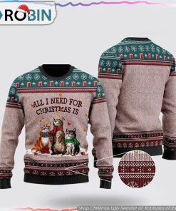 Black Cat Ugly Funny Family Ugly Christmas Sweater Cat Lover Christmas Sweater Black Cat Ugly Funny Family Ugly Christmas Sweater Cat Lover Christmas Sweater