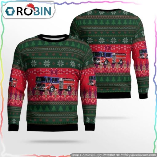 Bloomsbury, NJ, Bloomsbury Hose Company Christmas Ugly Sweater