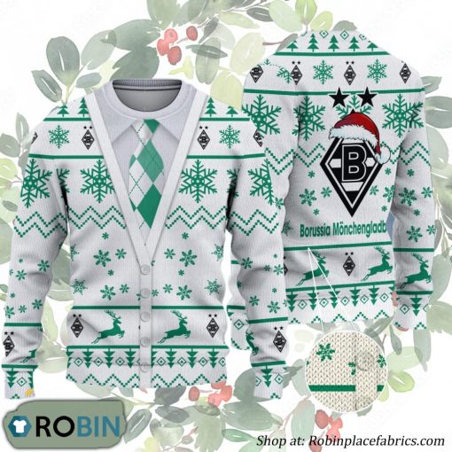 Borussia Monchengladbach Bundesliga Team Ugly Christmas Sweater
