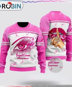 Breast Cancer Awareness Christmas Ugly Sweater Gifts For Survivors