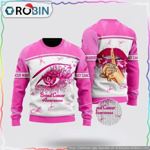 Breast Cancer Awareness Christmas Ugly Sweater Gifts For Survivors