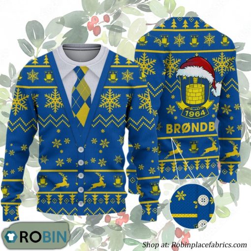 Brondby IF Superliga Ugly Christmas Sweater