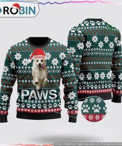 Cardigan Welsh Corgi Santa Printed Christmas Ugly Sweater, Pet Lover Christmas Sweater