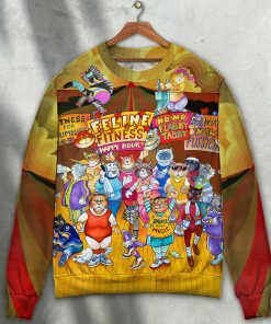 Cat Aerobics Instructor Sweater Christmas Ugly Sweater, Sweatshirt