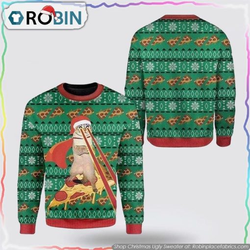 Cat Christmas Ugly Sweater 3D Cat Lover Christmas Sweater
