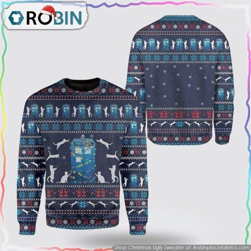 Cat Jumper Christmas Ugly Sweater Cat Lover Christmas Sweater