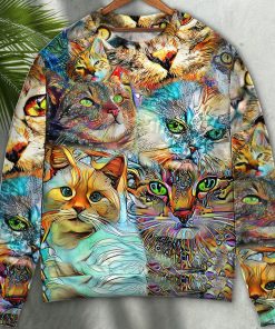 Cat Real Love Cats Christmas Ugly Sweater, Sweatshirt Cat Real Love Cats Christmas Ugly Sweater, Sweatshirt