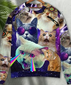 Cat The Battle Flying Cat Christmas Ugly Sweater, Sweatshirt Cat The Battle Flying Cat Christmas Ugly Sweater, Sweatshirt