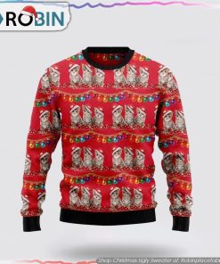 Cat Themed Kitten Christmas Christmas Ugly Sweater Cat Lover Christmas Sweater