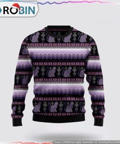 Cat Xmas Christmas Ugly Sweater Cat Lover Christmas Sweater