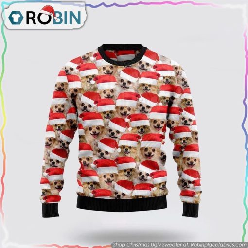 Chihuahua Christmas Ugly Sweater, Pet Lover Christmas Sweater